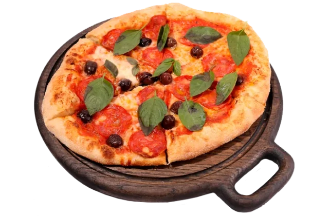 Пицца Пепперони с оливками каламато