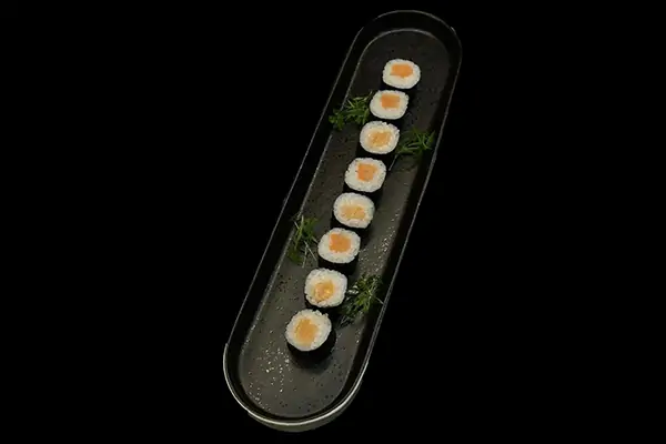 Rolls with salmon